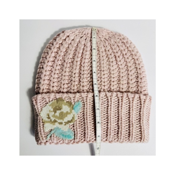 Free People EVERYTHING ROSIE Wool Blush Cuffed Beanie Hat - Picture 8 of 11